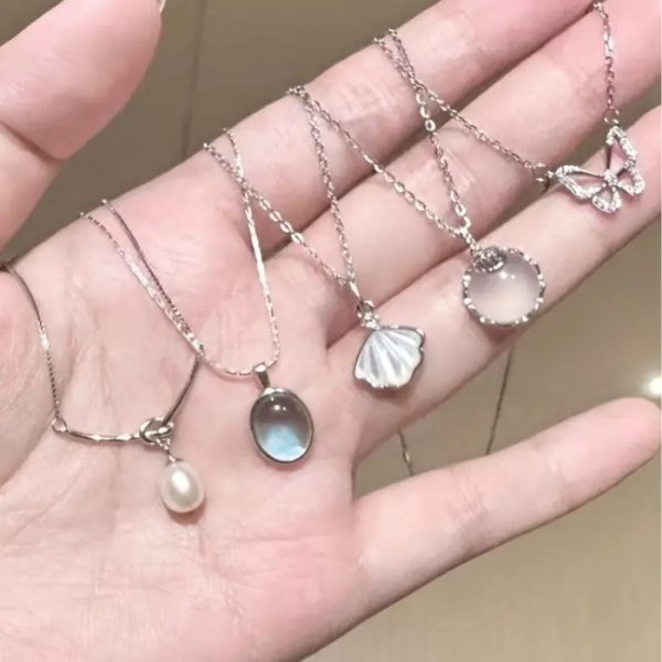 5PCS Imitation Moonstone Jewelry Set – Elegant Style for Every Occasion