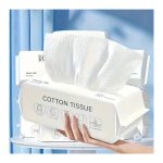 Buyvuy 100-Count Disposable Face Towels – Soft, Hypoallergenic & Travel-Friendly