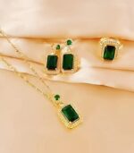 Luxury 4-8pcs Zirconia Necklace & Earrings Set for Women