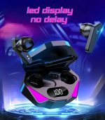 Wireless TWS Gaming Headphones with LED Lighting Effects – Power, Style & Performance