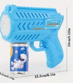 Kids Electric Bubble Gun with LED Lights – Automatic Handheld Bubble Maker Toy for Outdoor Play, Parties & Birthday Gifts - Image 2