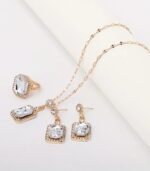 Luxury 4-8pcs Zirconia Necklace & Earrings Set for Women - Image 2