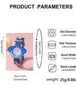 Unisex Macaron Color Silicone Quartz Wristwatch – Round Dial with Arabic Numerals, Perfect Gift for Kids & Teens - Image 4