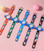 Unisex Macaron Color Silicone Quartz Wristwatch – Round Dial with Arabic Numerals, Perfect Gift for Kids & Teens - Image 3