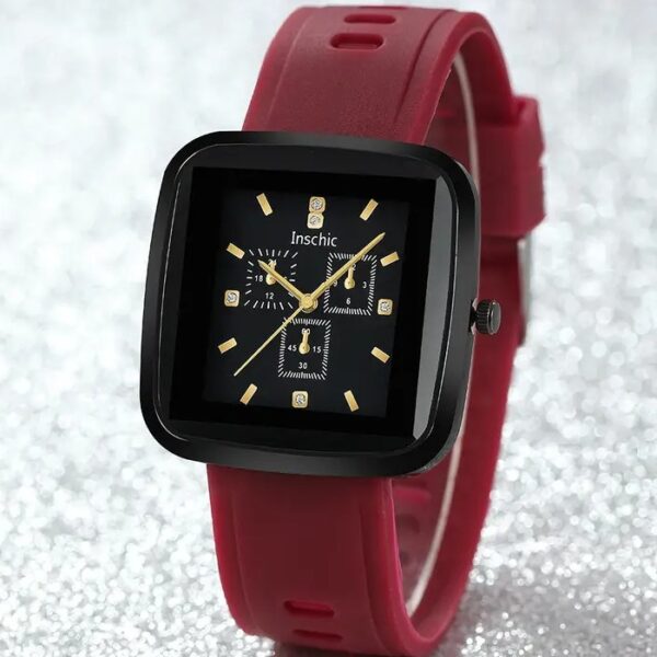 A modern and fashionable wristwatch with precision quartz movement. Durable, stylish, and perfect for casual wear or as a thoughtful birthday gift for him