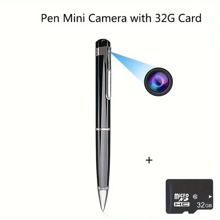 HD Portable Smart Pen Camera – 32GB Hidden Mini Video Recorder for Meetings & Lectures