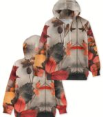 Women’s Cozy Hooded Jacket – Stylish Drawstring Hoodie with Front Pocket | Comfortable Outerwear for Fall & Winter - Image 6