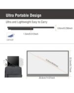 Anmite 15.6 Inch Portable Monitor – 1080P HDR Display with Low Blue Light, Freesync Technology, Lightweight Compact Screen for PS5, Xbox, Switch, Laptops & Smartphones - Image 4