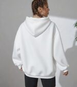 Women’s Pink “It’s Different” Floral Hoodie – Soft Long-Sleeve Pullover Featuring “With You” Print | Trendy, Cozy & Stylish Choice for Fall and Winter Casual Wear - Image 12