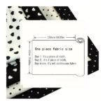 Buyvuy Heart Dot Print Super Soft Premium Chiffon Fabric – 59x19.68" | 100% Polyester | Lightweight & Elegant Fabric for DIY Crafts, Party Décor, Gift Wrapping & Dressmaking - Image 5