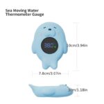 MAYAPHILOS Digital Baby Bath Thermometer – Floating Temperature Gauge for Safe Baby Bath