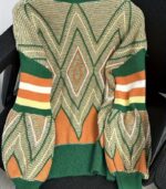 Women’s Korean Style Winter Sweater – Slim Fit Color-Block Pullover with Trendy Geometric Design - Image 4