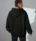 Women’s Pink “It’s Different” Floral Hoodie – Soft Long-Sleeve Pullover Featuring “With You” Print | Trendy, Cozy & Stylish Choice for Fall and Winter Casual Wear - Image 4