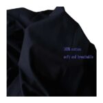 Buyvuy 1m/2m Black Cotton Fabric – 56" Wide Soft Solid Color Fabric for Sewing, Crafting & DIY Projects | Minimalist Design | Fabric by the Yard - Image 5