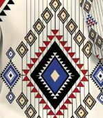 Women’s Tribal Geometric Print Hoodie – Southwestern Style Pullover with Vibrant Patterns | Comfortable All-Season Casual Sweatshirt - Image 6