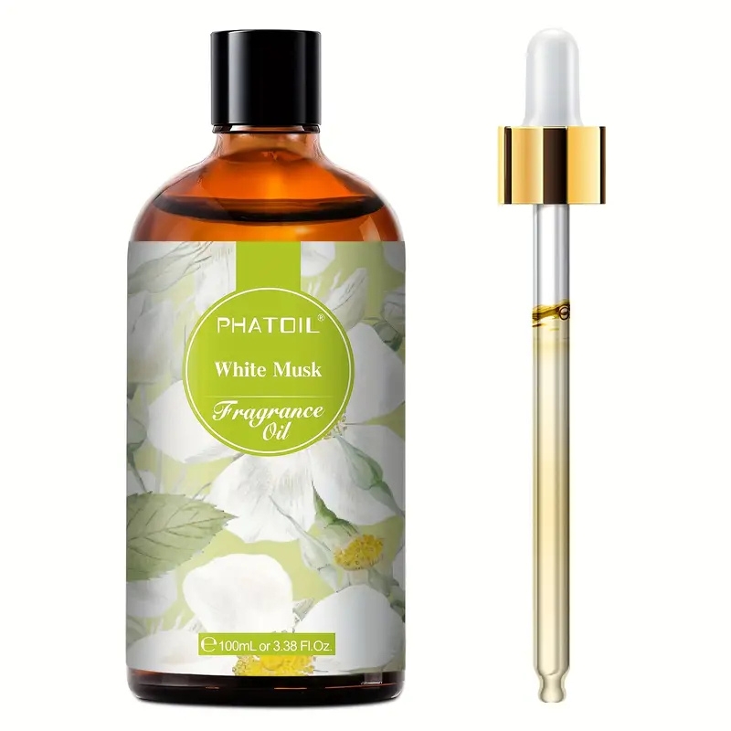 PHATOIL White Musk Fragrance Oil – Alcohol-Free Long-Lasting Unisex Perfume 100ml