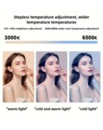 Large Size Three-Color Adjustable Fill Light with Tripod - Image 5