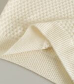 Women’s Blue Winter Sweater – Soft Slim-Fit Pullover with Leaf Pattern for Cozy Seasonal Style - Image 15