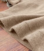 Women’s Beige Floral & Book Print Sweater – Elegant Round-Neck Pullover with Literary-Inspired Design for All Seasons - Image 5