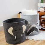Bohemian Elephant Fabric Storage Basket – Multi-Purpose Organizer for Toys, Clothes, and Laundry, Foldable Home Décor Basket