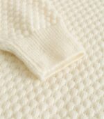 Women’s Blue Winter Sweater – Soft Slim-Fit Pullover with Leaf Pattern for Cozy Seasonal Style - Image 16