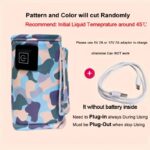 USB Baby Bottle Warmer – Portable Electric Feeding Bottle Heater with Adjustable Temperature, USB Powered Travel Bottle Warmer