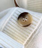 Women’s Navy & White Color-Block Cardigan – V-Neck Sweater Jacket with Tie-Front and Button Closure, Long-Sleeve Cozy Layer for Fall and Winter - Image 9