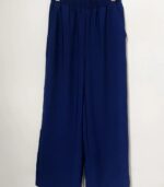 Golden Polka Dot Floral Two-Piece Set – Stylish Summer Outfit with Casual Long Pants for Holidays and Everyday Wear - Image 4