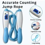 Mechanical Jump Rope with Digital Counter – Adjustable Fitness Skipping Rope with Non-Slip Handles for Home & Gym Cardio Training
