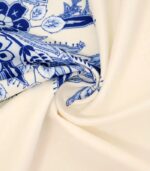 Women’s Elegant Floral Print Two-Piece Set – Long Sleeve Blouse with Wide-Leg Pants, Stylish and Comfortable Outfit for All Seasons Made from Soft Polyester Fabric - Image 4