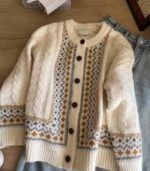 Women’s Soft Knit Sweater – Available in Beige, Brown, Black, White & Blue | Cozy Fall/Winter Pullover for Casual and Formal Wear