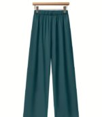 Women’s Geometric Print Two-Piece Set – Long-Sleeve Lapel Shirt with Solid Wide-Leg Pants and Symmetrical Pockets for a Chic Casual Look - Image 5