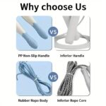 Mechanical Jump Rope with Digital Counter – Adjustable Fitness Skipping Rope with Non-Slip Handles for Home & Gym Cardio Training