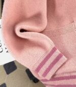 Women’s Navy & White Color-Block Cardigan – V-Neck Sweater Jacket with Tie-Front and Button Closure, Long-Sleeve Cozy Layer for Fall and Winter - Image 14